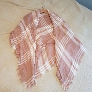 Light Brown and White scarf